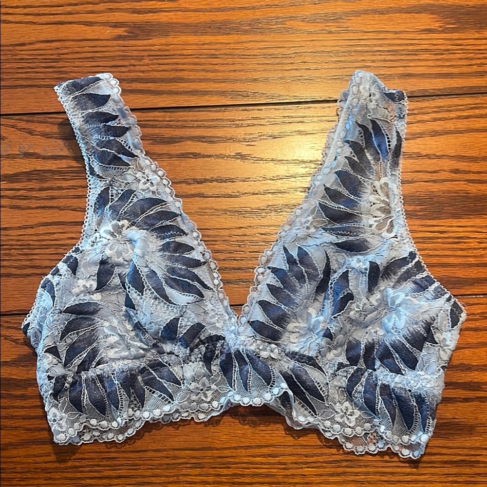 Aerie Blue Lace Bralette